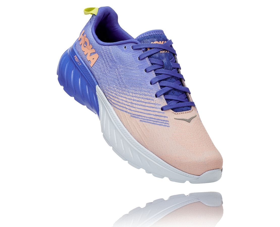 Hoka One One Mach 3 Női Edzőcipő Kék [FDPJE-6048]